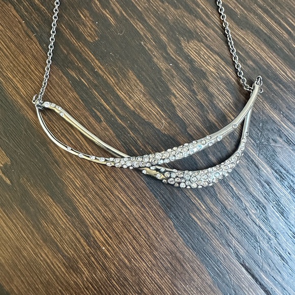 Alexis Bittar necklace featuring pave crystal accents - Picture 2 of 3